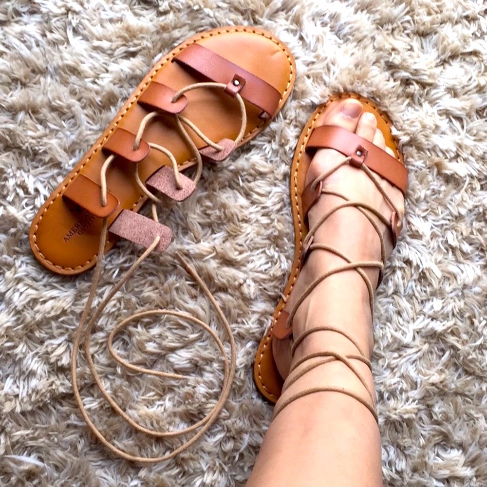 Lace Up Sandals - Picture 4 of 8